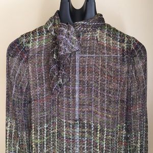 100% Silk Blouse by Worth, Size 6